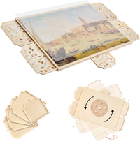 VEVOR 2000 Piece Rotating Puzzle Board with 5 Drawers and Cover, 40x29 in Portable Wooden Table, Jigsaw Puzzle Accessories for Adults, Puzzles Organizer Storage System, Birthday Gift for Mom