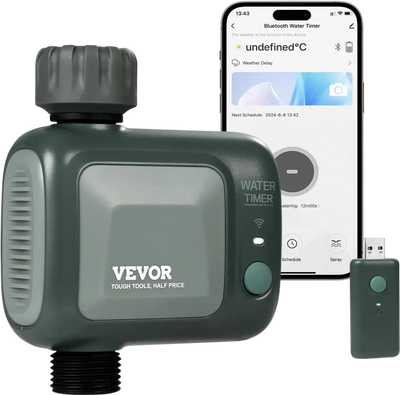 Vevor Water Timer WiFi Smart Hose Faucet Sprinkler Timer Single Outlet New