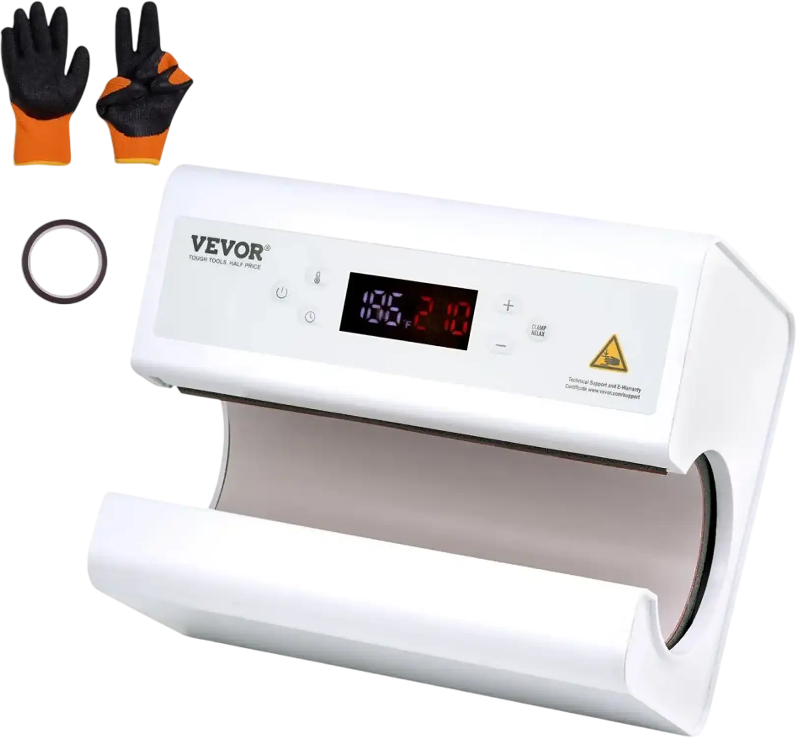 Vevor Mug Heat Press Auto Tumbler 11-30 oz White New