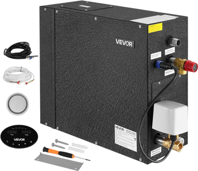 Vevor Steam Generator 6 kW Sauna System with Controller Auto Drain Kit New