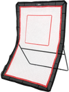 VEVOR Lacrosse Rebounder for Backyard, 5x7 Ft Volleyball Bounce Back Net, Pitchback Throwback Baseball Softball Return Training Screen, Adjustable Angle Shooting Practice Training Wall with Target