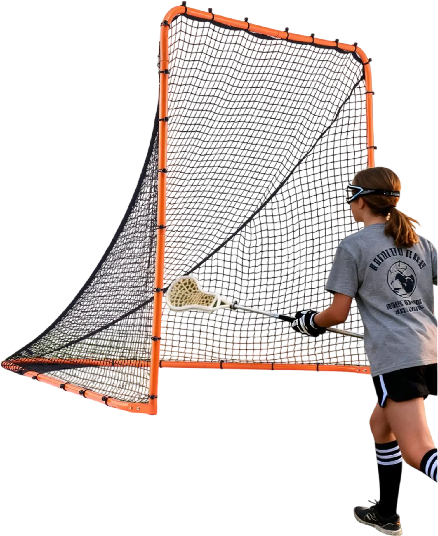 Vevor Lacrosse Goal 6' x 6' Folding Portable Training Net New