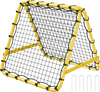 VEVOR Soccer Rebounder Rebound Net, 40"x35"x37" Portable Football Training Gifts, Fully Adjustable Angles Goal Net, Aids & Equipment for Kids Teens & All Ages, Easy Set Up & Perfect Storage