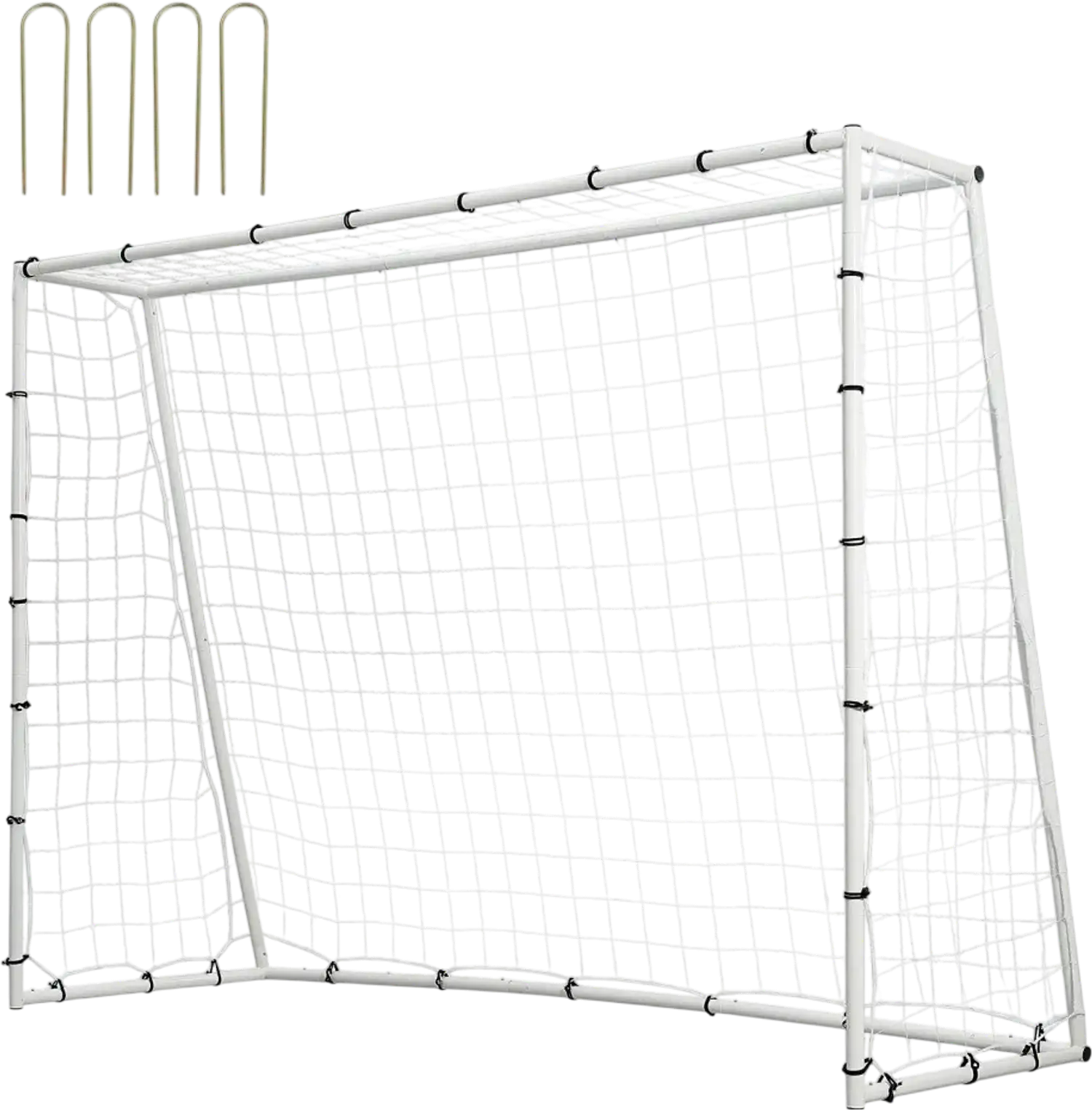 Vevor Soccer Rebound Trainer 8' x 6' Double-Sided Rebounding Net Goal New