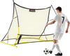VEVOR Soccer Rebounder Net, 2-in-1 Soccer Goal Rebounder, Thickened Fiberglass Poles Iron Pipe for Team Solo Control, Passing Practice, Easy Setup Ball Training Equipment for Teens & Adults, 72" x 43"