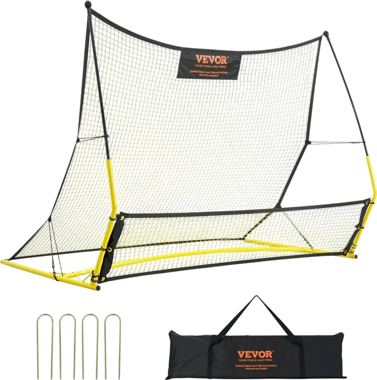 Vevor Soccer Rebounder 2-in-1 Portable Training Net 71
