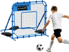 VEVOR Soccer Rebounder Net, Quick-Switch Angle Soccer Goal Rebounder for Control, Passing Practice, Heavy-Duty Iron Frame & PE Net, Easy Setup Ball Training Equipment for Teens&Adults,3.7 x 3.7 ft