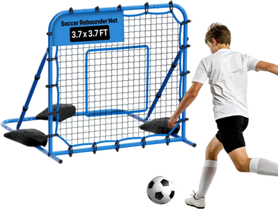 Vevor Soccer Rebounder Adjustable Training Net 3.7' x 3.7' New