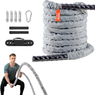 Vevor Battle Rope with Protective Sleeve 1.5