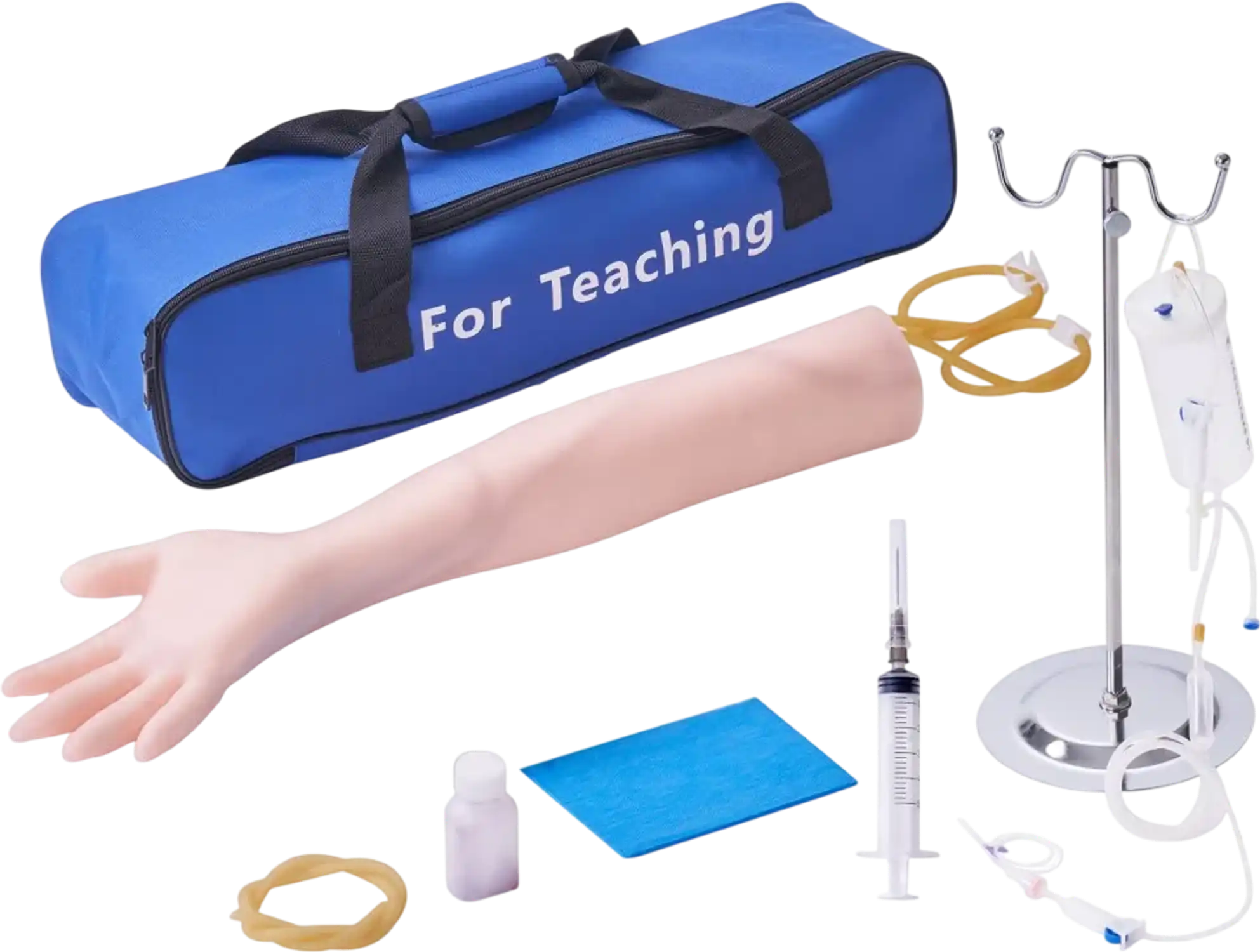 Vevor Phlebotomy Practice Kit IV Venipuncture Training Arm with Carrying Bag New