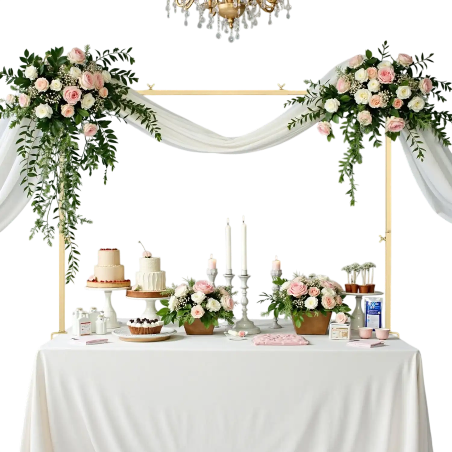 Vevor Table Arch Stand Over-the-Table Rod with Clamps Adjustable 13