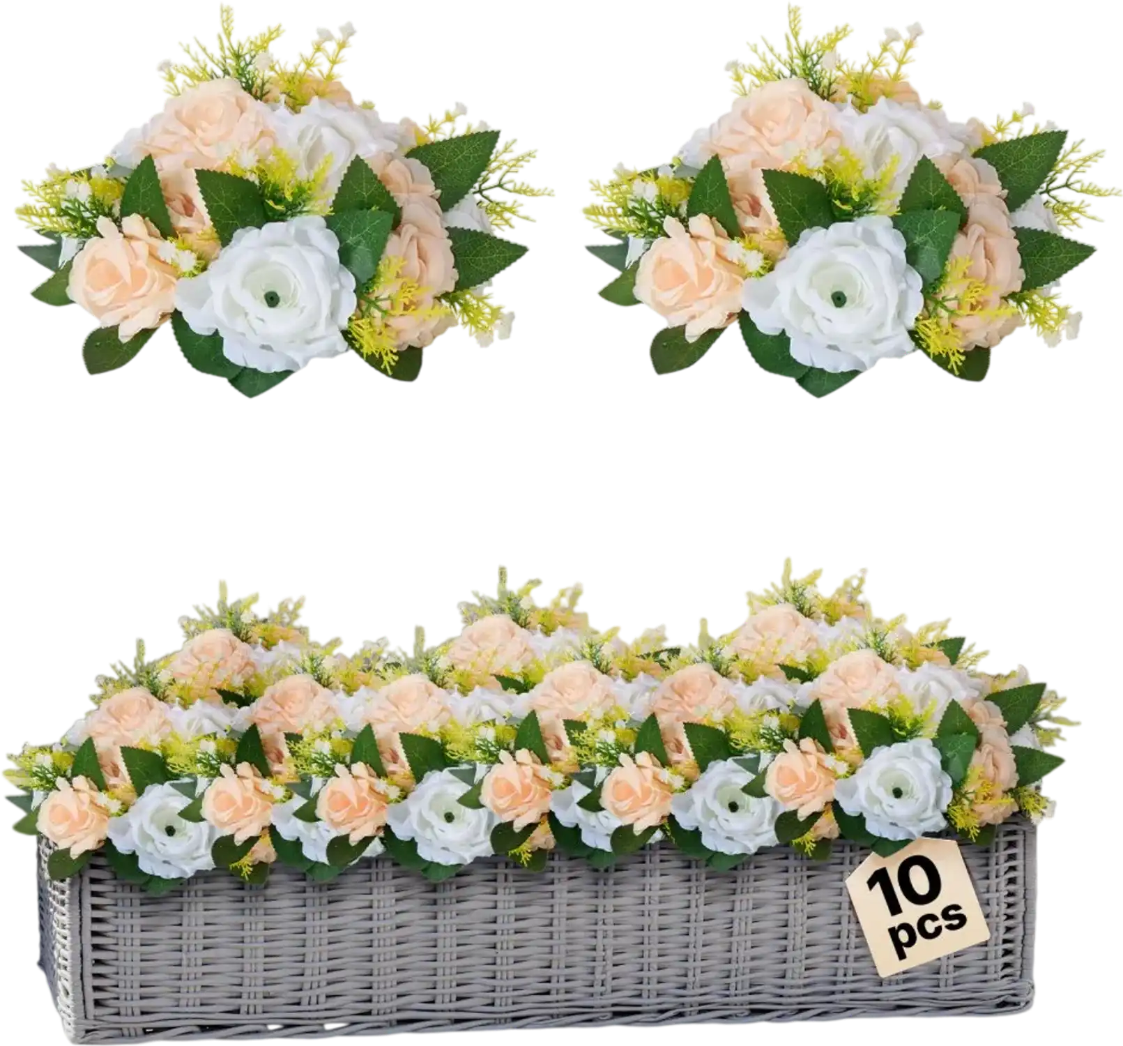 Vevor Flower Ball Arrangement Bouquet Wedding Centerpieces 10 pcs 9.5