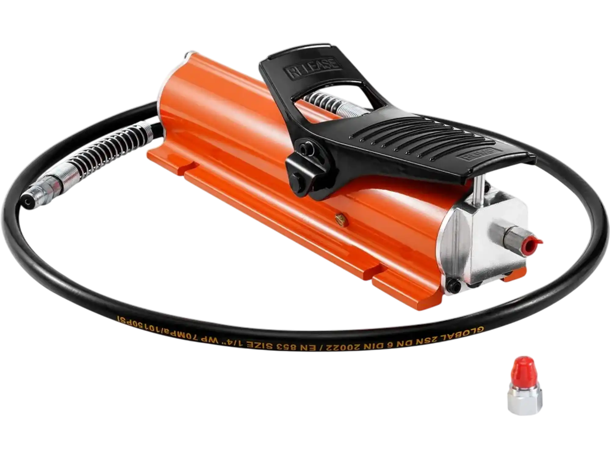 Vevor Air Hydraulic Pump 10,000 PSI Foot-Operated Treadle with 0.18 Gal Reservoir New