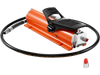VEVOR 10,000PSI Air Hydraulic Pump, 0.18 Gal Reservoir, NPT 3/8 In Oil Outlet, NPT 1/4 In Inlet, Metal Shell Air Actuated Treadle Foot Pump, for Precision Industrial Machinery & Aerospace Equipment