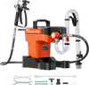 VEVOR Airless Paint Sprayer 650 W 3000 PSI High Pressure Airless Sprayer, For Interior & Exterior House Painting and DIY, Fine and Even, Lightweight Spray Machine with Tip Sets, Hose, Extension Rod