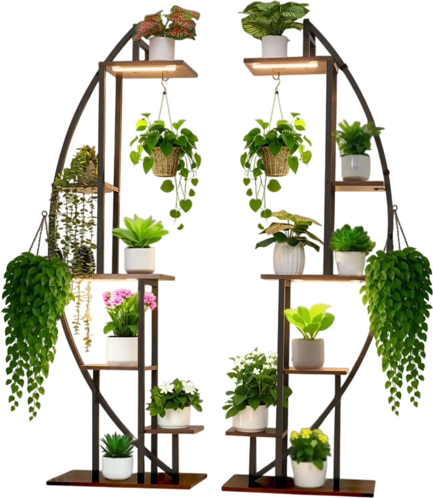 Vevor Plant Stand Indoor with Grow Lights 63