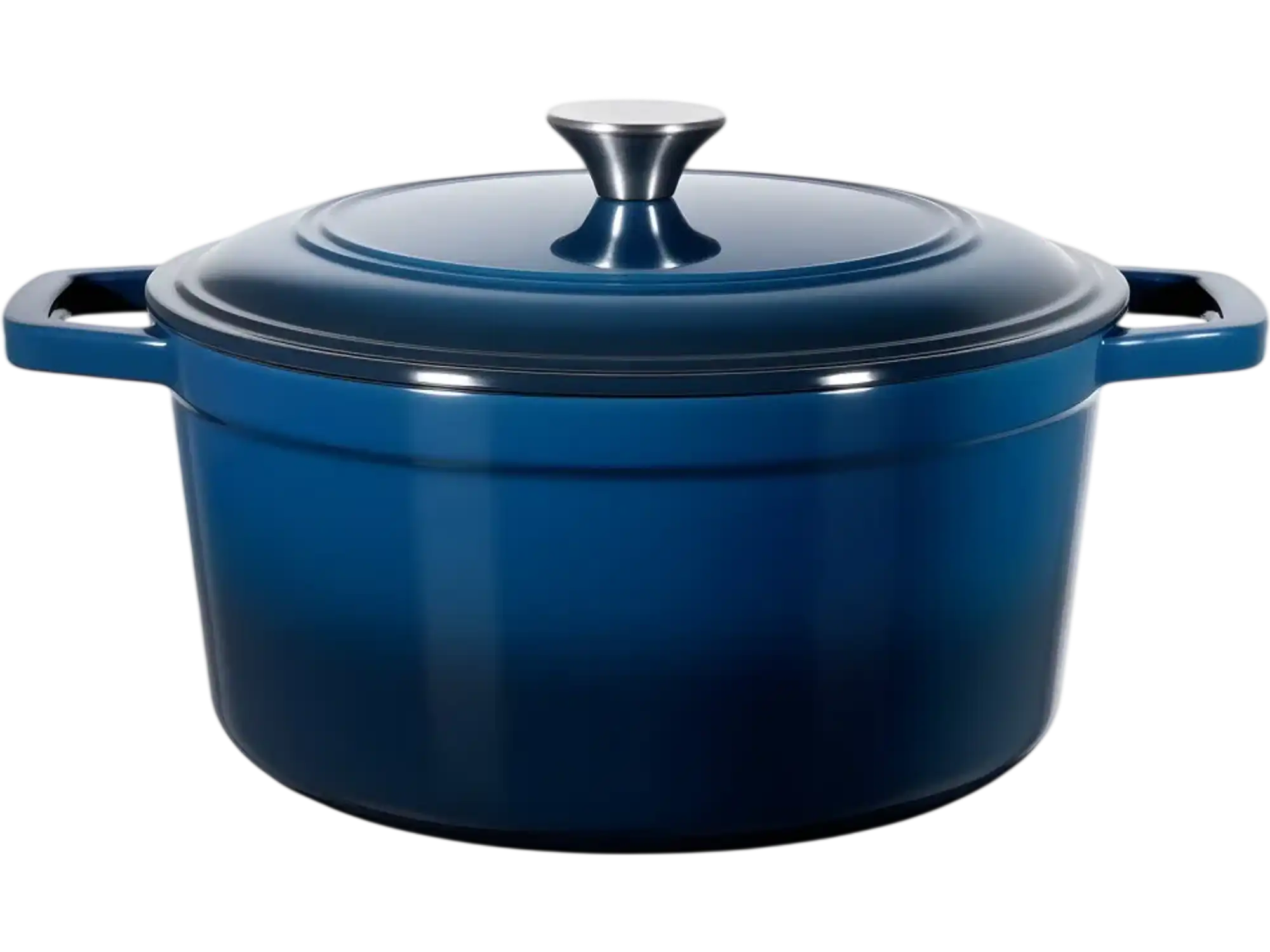 Vevor Dutch Oven 6 qt Enameled Cast Iron Pot with Lid Blue New