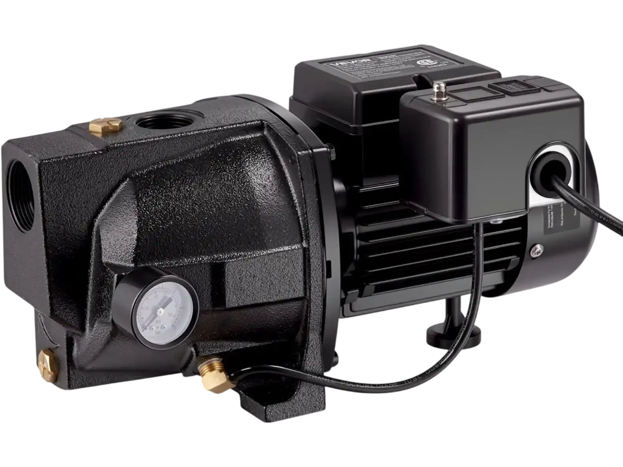 Vevor Shallow Well Jet Pump 1/2 HP 790 GPH Cast Iron Dual Voltage New