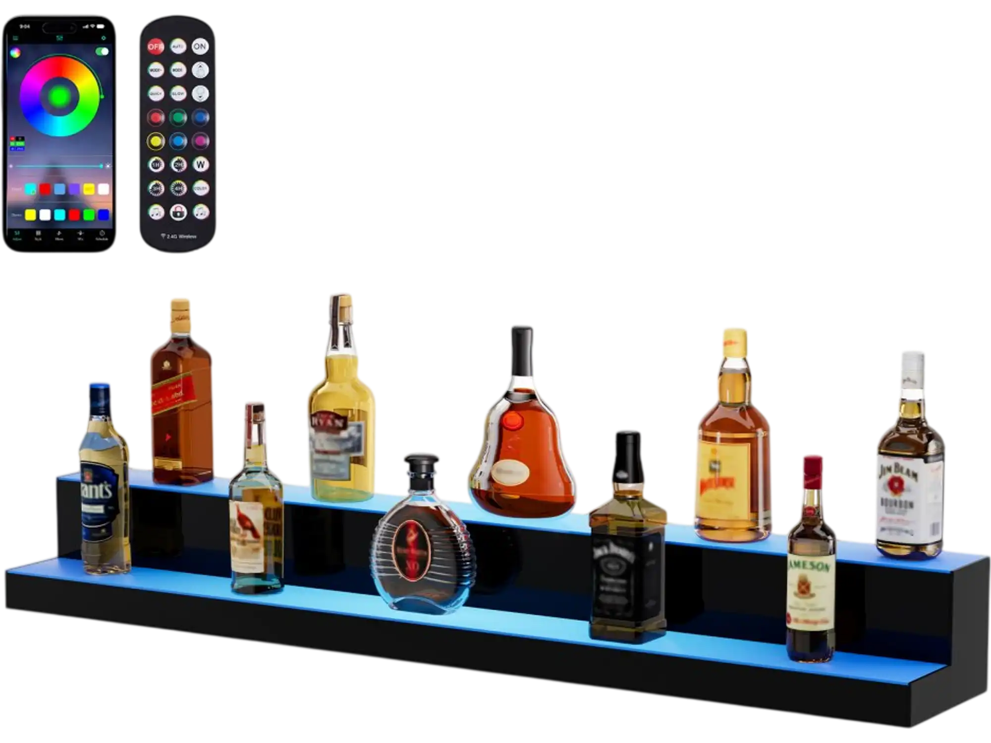 Vevor Liquor Bottle Display Shelf 48
