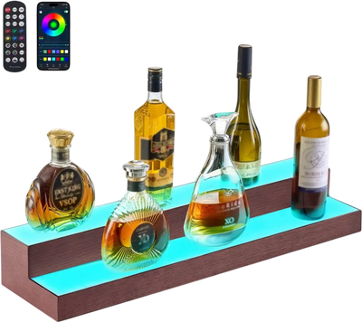 Vevor liquor bottle display 2-tier 30