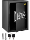 VEVOR Safe Box, 2.1 CU.FT Fingerprint Safe Box for Money with 2 Keys & Digital Keypad, Q235 Steel Safe Box for Storing Cash, Jewelry, Pistols, Documents, Watches in Home & Office & Hotel