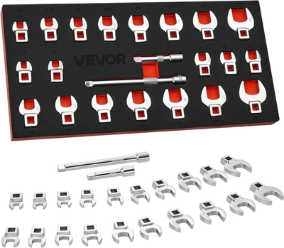 Vevor Crowfoot Wrench Set 3/8