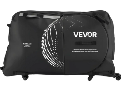 VEVOR Bike Travel Bag, Transport Universal Bicycle Storage Case Bag with TSA Lock, Support Plates, Protection and Fork Mount Stabilisation, Bicycle Case Max. Wheelbase 51 in for Airplane, Outdoor Use