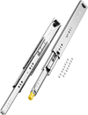 VEVOR Heavy Duty Drawer Slides 16inch, 1 Pair Locking Drawer Slides 250lbs Load Capacity, Side Mount Ball Bearing, 3-Fold Full Extension