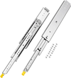 VEVOR 1 Pair Full Extension Drawer Slides 18 20 22 28 30 32 36 38 40 44 48 52 56 60 in, 500 lbs Load Capacity Locking Drawer Slides, Ball Bearing with Lock Side Mount Drawer Slide Rail