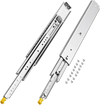 VEVOR 1 Pair Full Extension Drawer Slides 18 20 22 28 30 32 36 38 40 44 48 52 56 60 in, 500 lbs Load Capacity Locking Drawer Slides, Ball Bearing with Lock Side Mount Drawer Slide Rail