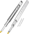 VEVOR 1 Pair Full Extension Drawer Slides 18 20 22 28 30 32 36 38 40 44 48 52 56 60 in, 500 lbs Load Capacity Locking Drawer Slides, Ball Bearing with Lock Side Mount Drawer Slide Rail