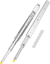 VEVOR 1 Pair Full Extension Drawer Slides 18 20 22 28 30 32 36 38 40 44 48 52 56 60 in, 500 lbs Load Capacity Locking Drawer Slides, Ball Bearing with Lock Side Mount Drawer Slide Rail