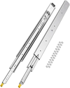 VEVOR 1 Pair Full Extension Drawer Slides 18 20 22 28 30 32 36 38 40 44 48 52 56 60 in, 500 lbs Load Capacity Locking Drawer Slides, Ball Bearing with Lock Side Mount Drawer Slide Rail