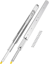 VEVOR 1 Pair Full Extension Drawer Slides 18 20 22 28 30 32 36 38 40 44 48 52 56 60 in, 500 lbs Load Capacity Locking Drawer Slides, Ball Bearing with Lock Side Mount Drawer Slide Rail