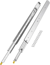 VEVOR 1 Pair Full Extension Drawer Slides 18 20 22 28 30 32 36 38 40 44 48 52 56 60 in, 500 lbs Load Capacity Locking Drawer Slides, Ball Bearing with Lock Side Mount Drawer Slide Rail