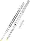 VEVOR 1 Pair Full Extension Drawer Slides 18 20 22 28 30 32 36 38 40 44 48 52 56 60 in, 500 lbs Load Capacity Locking Drawer Slides, Ball Bearing with Lock Side Mount Drawer Slide Rail