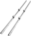 VEVOR Linear Motion Set, SBR20 1500mm, Comes with Two 59 in/1500 mm SBR20 Rails & Four SBR20UU Blocks, Ideal for DIY CNC and Automation Tasks