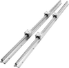 VEVOR Linear Rail Kit, SBR20 800mm, Includes 2 PCS 31.5 in SBR20 Rails & 4 PCS SBR20UU Blocks, Ideal for CNC Machines, Automation Projects, and DIY Crafts