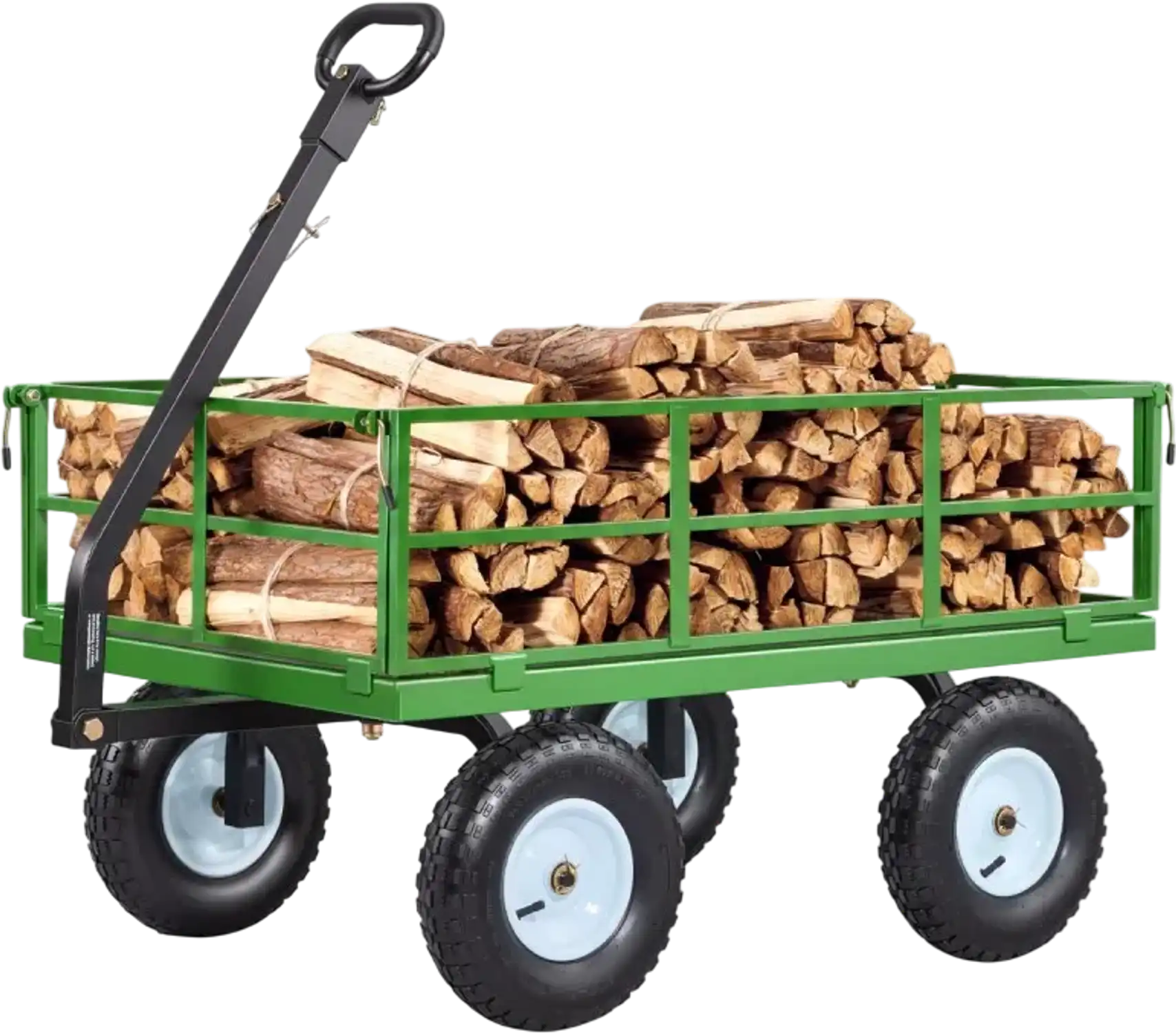 Vevor Garden Cart 1200 lbs Heavy-Duty Pullable Utility Wagon with 13
