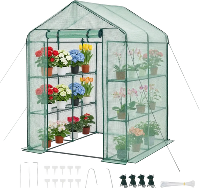 VEVOR Walk-in Greenhouse, 55.5