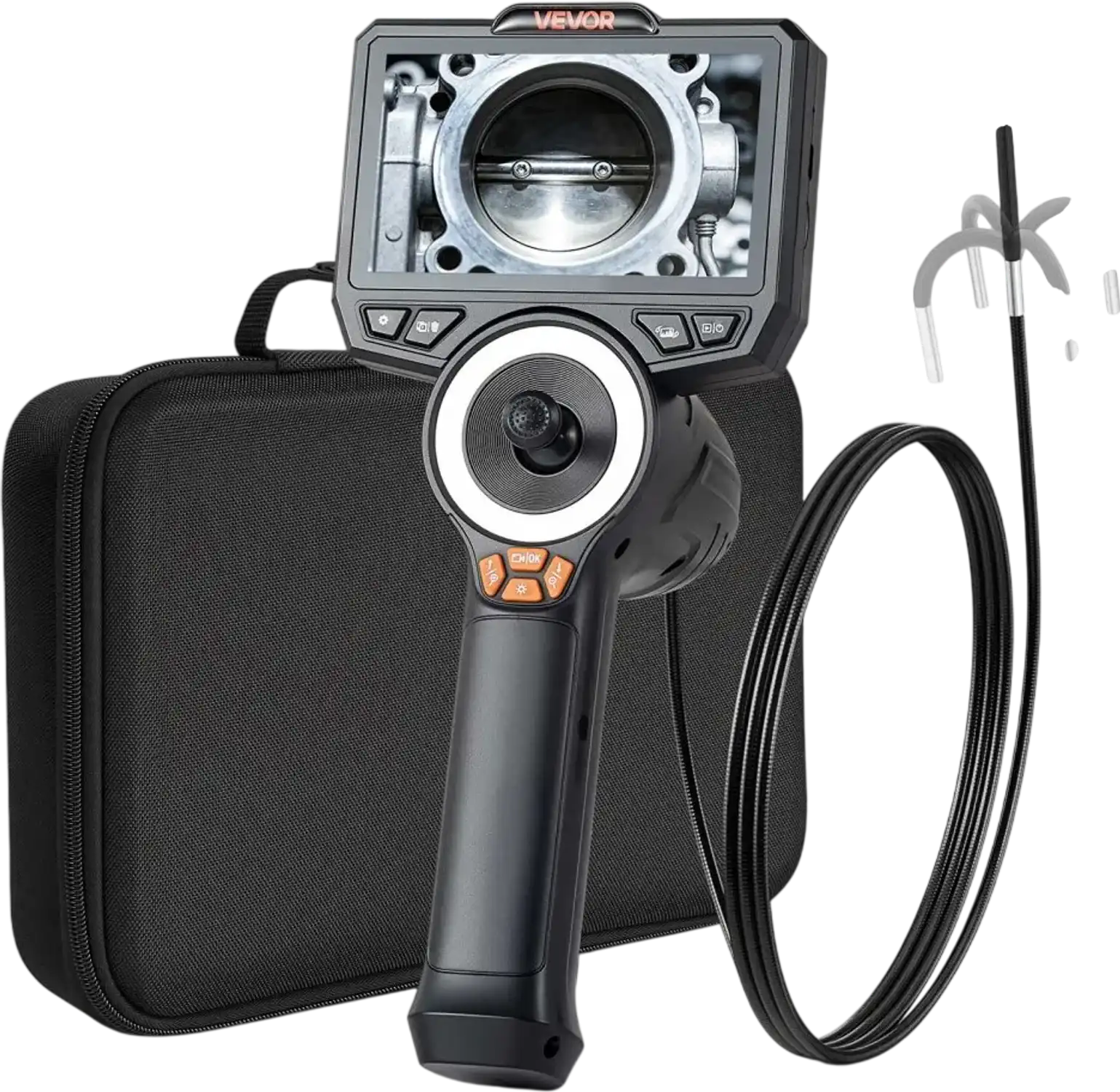 Vevor Borescope Articulating Endoscope Inspection Camera with 4.5