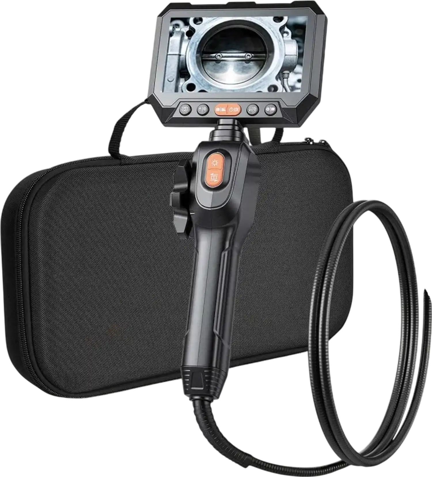 Vevor Borescope 2-Way Dual-Lens Articulating Endoscope Inspection Camera 4.9' New