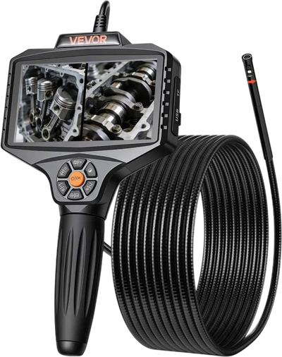 Vevor Borescope Inspection Camera 360° View with Light 1080P HD 16.4' New