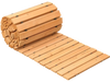 VEVOR Wooden Garden Pathway, 12 ft L x 17 in W, Non-Slip Straight Garden Walkway, Roll Out Cedar Outdoor Walkway Path with Wire Rope Connection, Decorative Garden Paver for Backyard Wedding Party