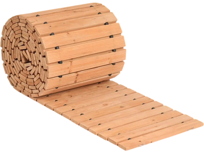 Vevor Wooden Garden Pathway Roll-Out Cedar Outdoor Walkway 24' x 17