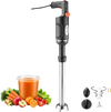 VEVOR Commercial Immersion Blender, 500W, 16-inch, Heavy-Duty Hand Mixer for Restaurant, Handheld Stick for Soups & Sauces, Pure-Copper Motor, Variable Speed, Stainless Steel 3-Blade Head, Lock