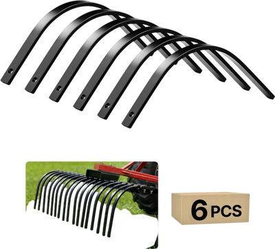 Vevor Rock Rake Tines 6-Pack 1
