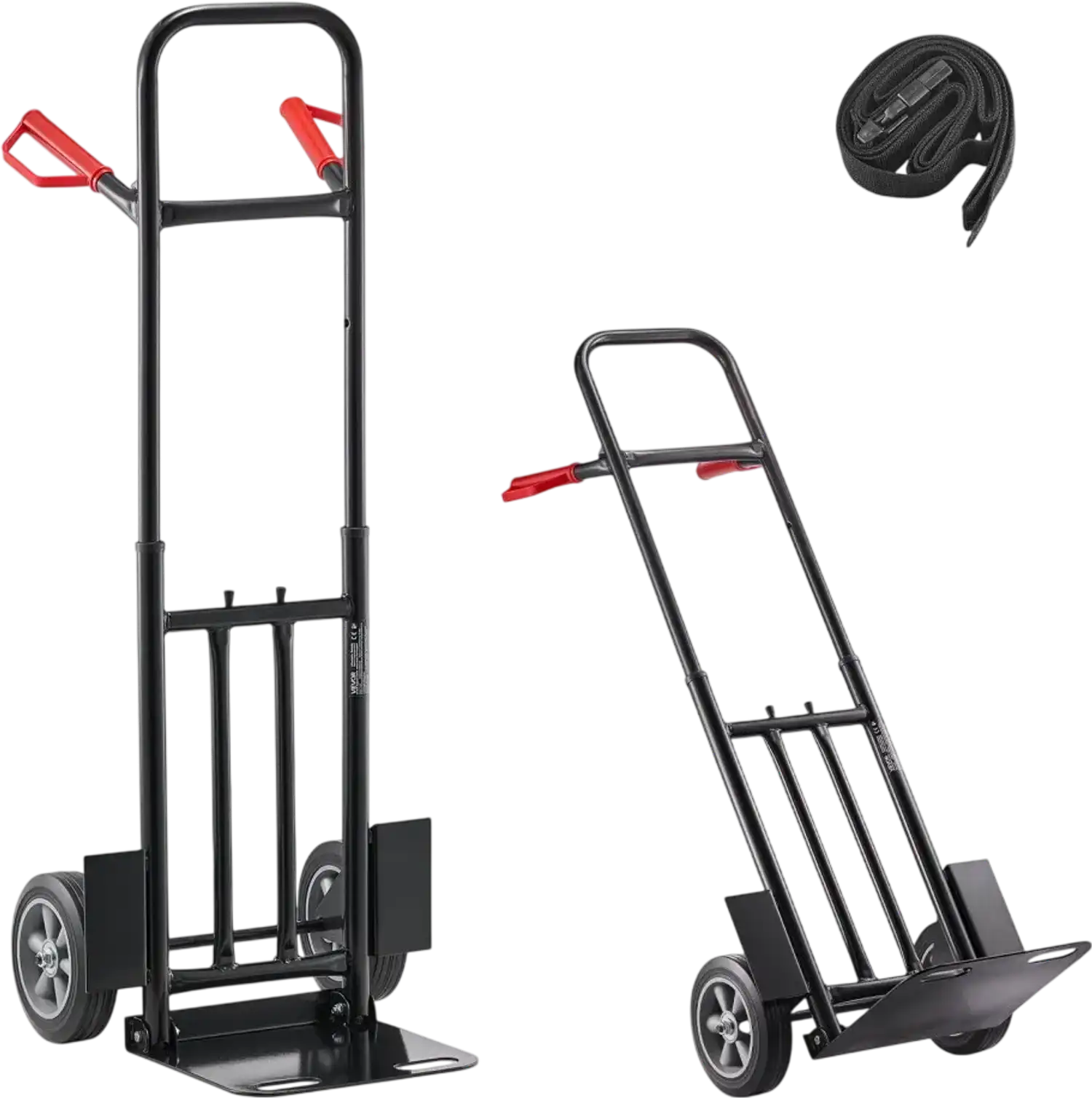 Vevor Hand Truck Heavy-Duty 600 lbs Telescoping Dolly New