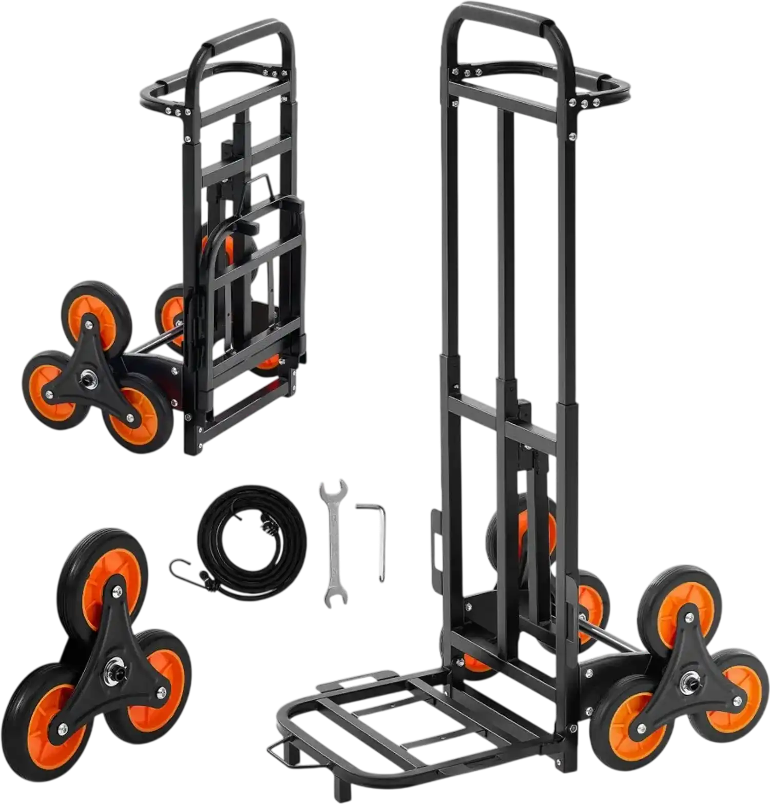 Vevor Stair Climbing Cart Heavy-Duty Folding Trolley Dolly New