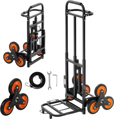 Vevor Stair Climbing Cart Heavy-Duty Folding Trolley Dolly New